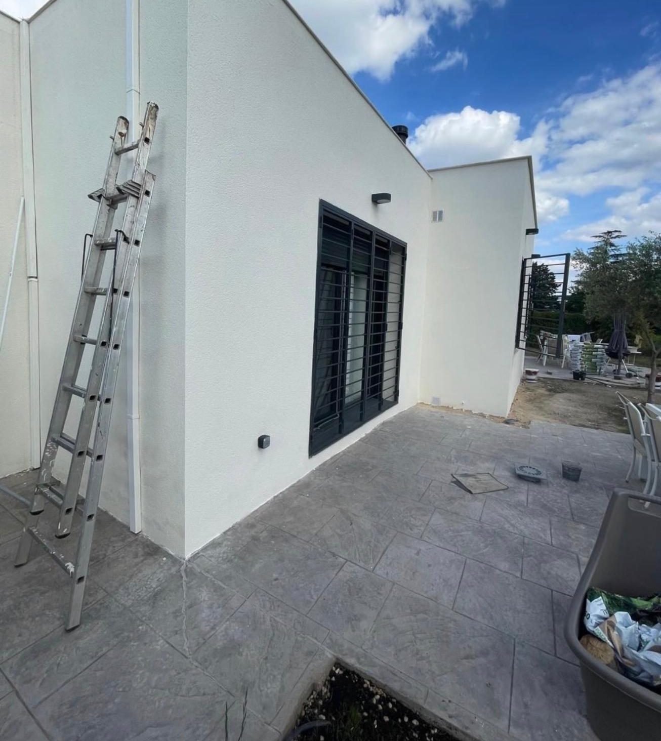 Acabado final de la vivienda tras la ampliación